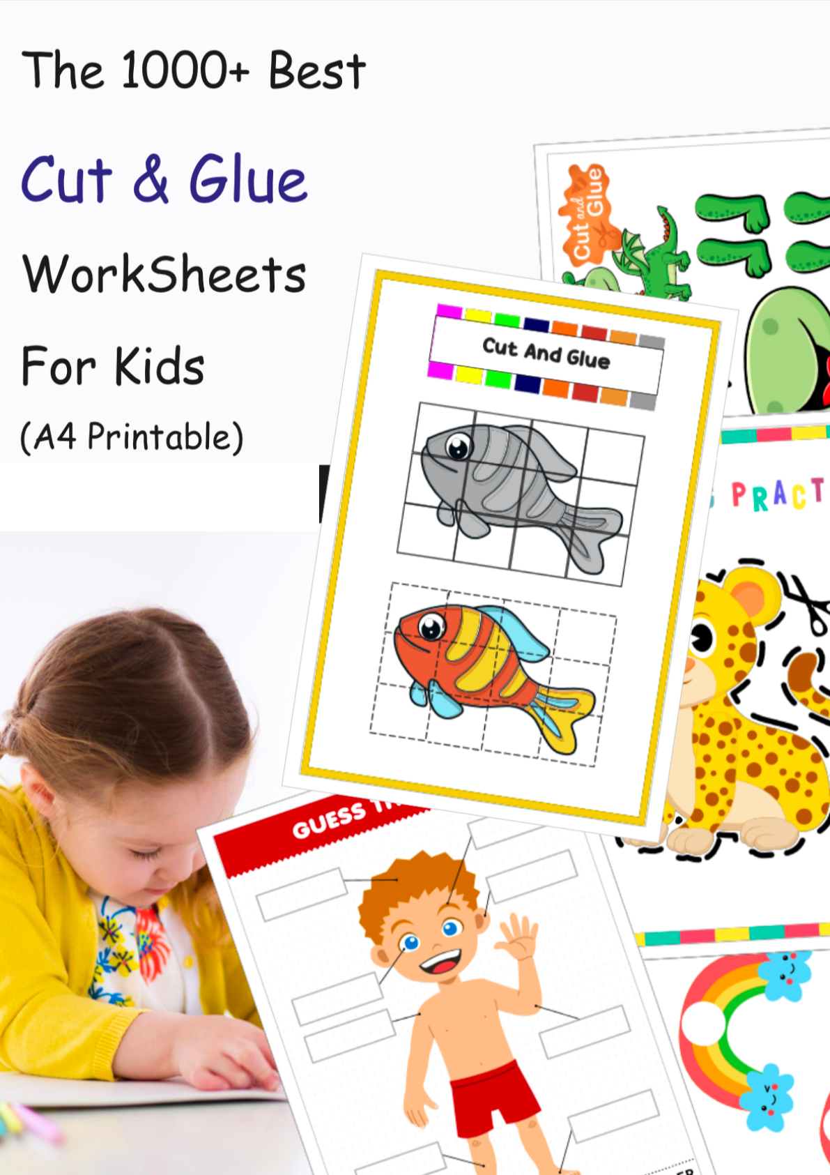 Cut and glue worksheet preview