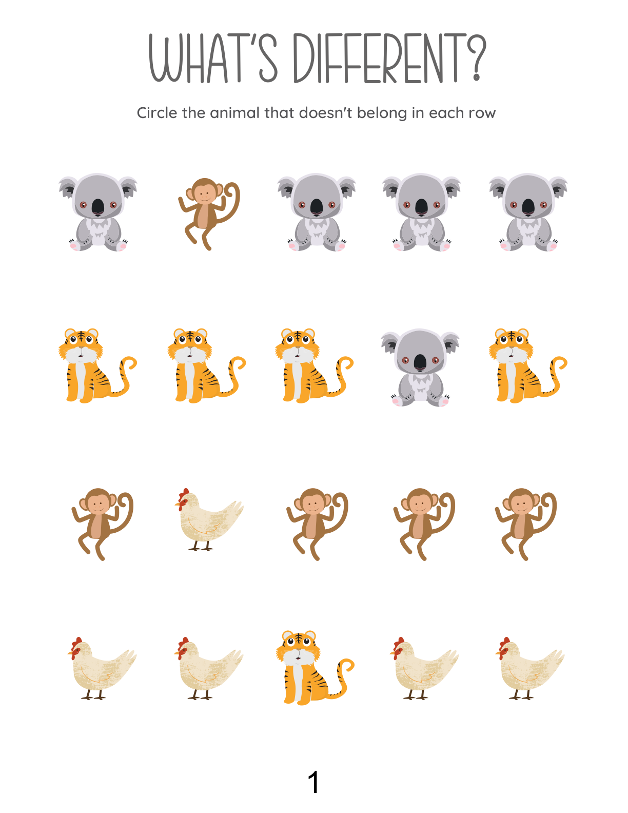 Puzzle worksheet sample