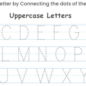Upper & Lower Case Alphabet Writing Practice Sheet V1 PDF Download